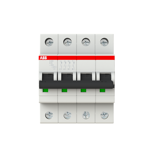 S204-C6 2CDS254001R0064 Miniature Circuit Breakers (MCB)