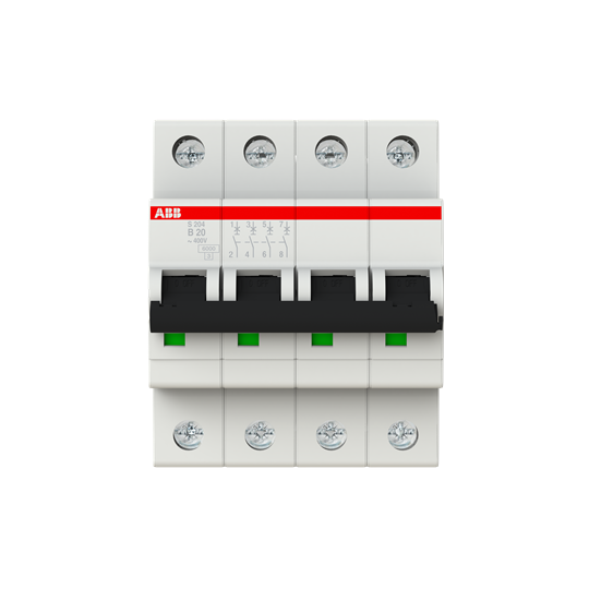 S204-B20 2CDS254001R0205 Miniature Circuit Breakers (MCB)