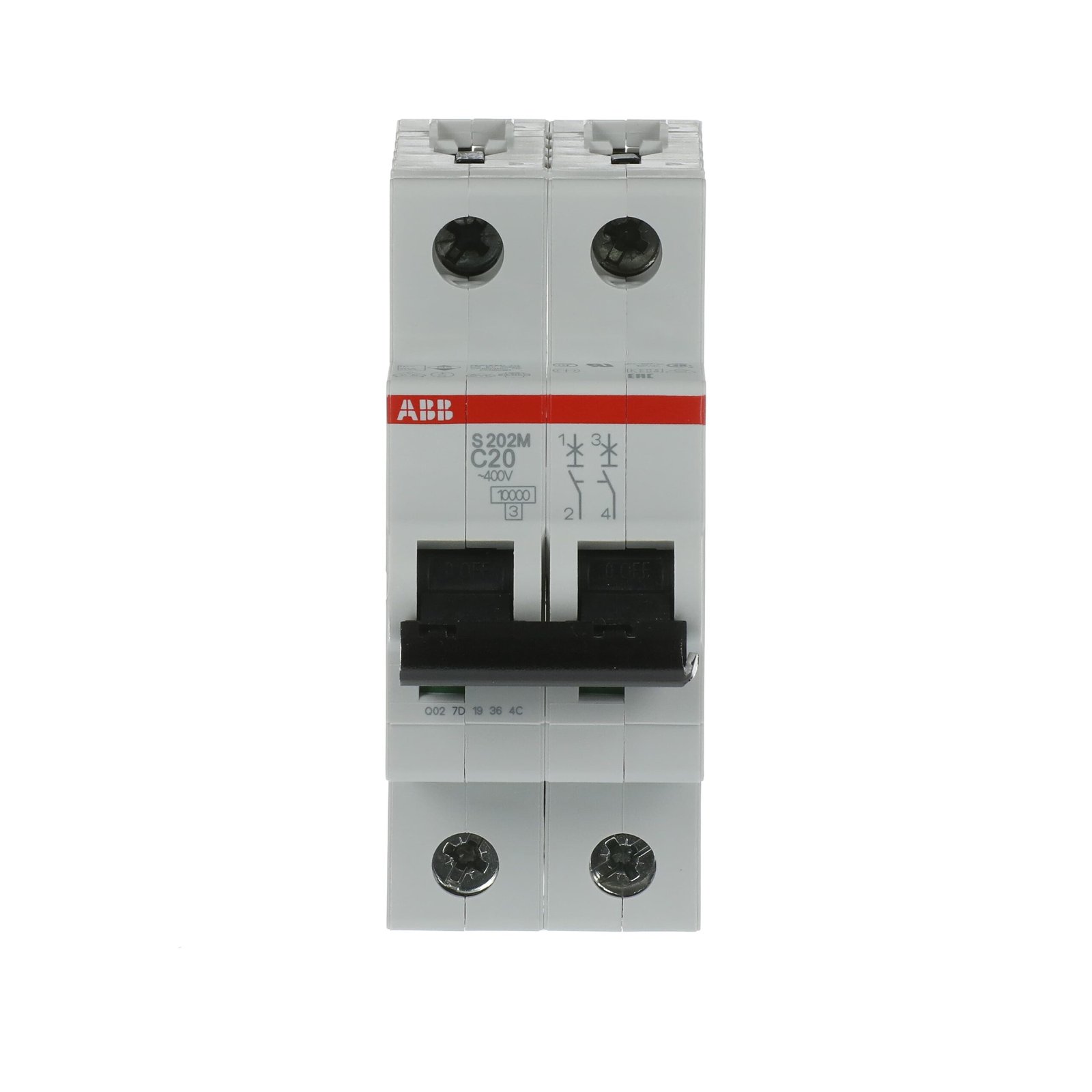 S202M-C20 2CDS272001R0204 Miniature Circuit Breakers (MCB)