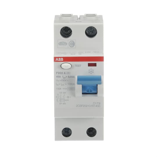 F202 A-40/0.03 2CSF202101R1400 Residual Current Devices (RCD)