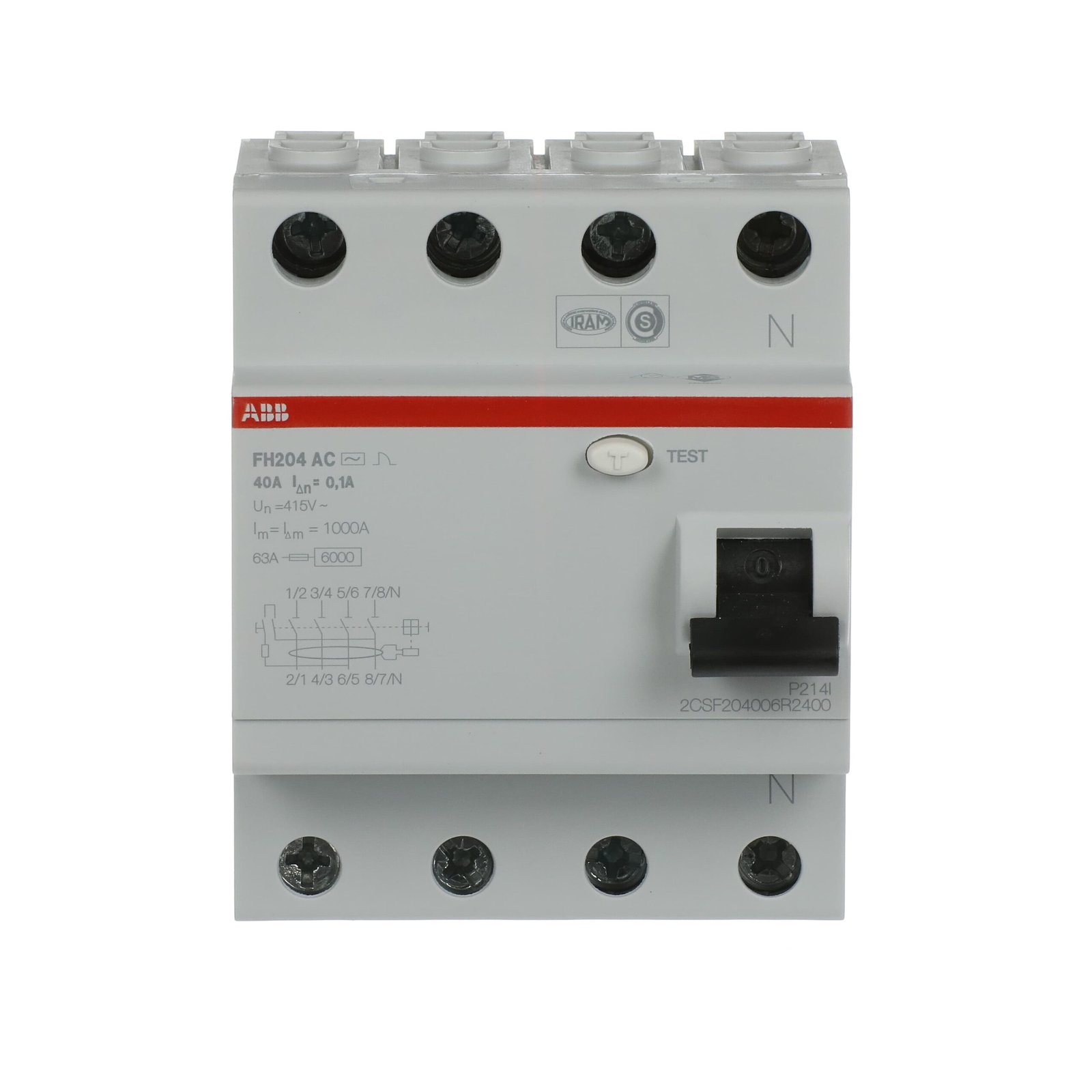 FH204 AC-40/0.1 2CSF204006R2400 Residual Current Devices (RCD)