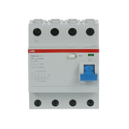 F204 AC-40/0.03-L 2CSF204023R1400 Residual Current Devices (RCD)
