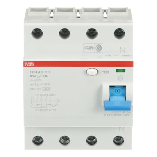 F204 A S-100/0.1 2CSF204201R2900 Residual Current Devices (RCD)