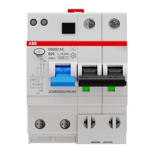DS202 AC-B25/0.03 2CSR252001R1255 RCBO
