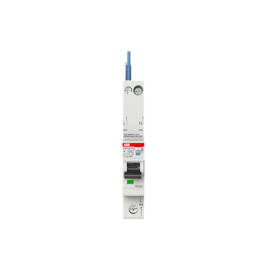 DSE201 M C6 AC100 - N Blue 2CSR275051R2064 Residual Current Devices (RCD)