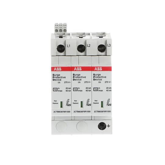 OVR T2 3L 40-275 P TS QS 2CTB803873R2500 Surge Protection Devices