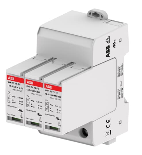 OVR PV T1-T2 12.5-1000 P QS 2CTB812120R1000 Surge Protection Devices