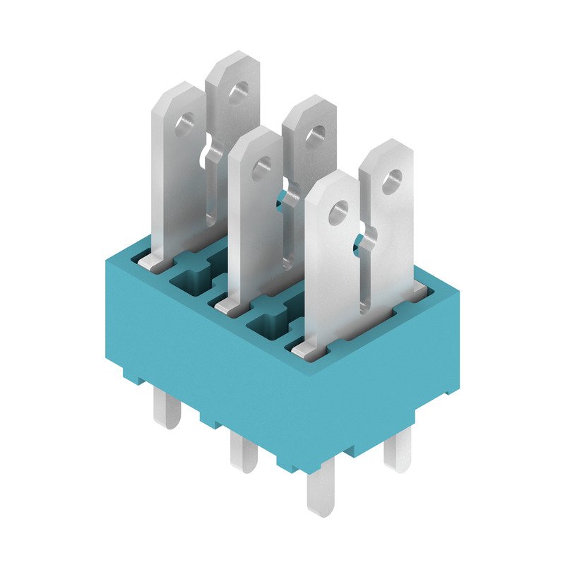 PCF 5.00/03/180 3.5SN BL BX 6385350000 Terminal Blocks (PCB Mount)