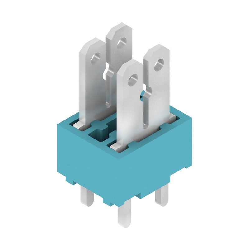 PCF 5.00/02/180 3.5SN BL BX 6385370000 Terminal Blocks (PCB Mount)