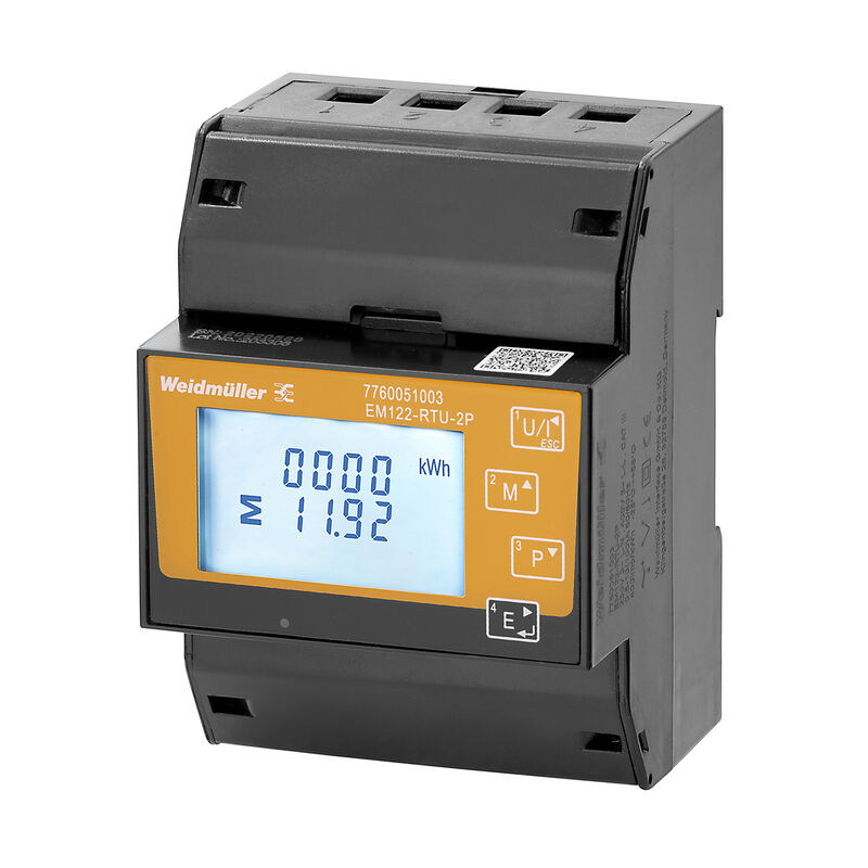 Weidmuller EM122-RTU-2P 7760051003 Power Quality Meters