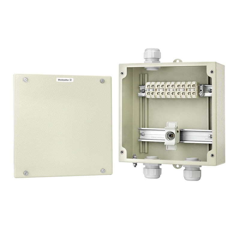 Weidmuller KLIPPON STB 4 MS FH M25 E90 8000052592 ATEX Certified Enclosures — Stainless Steel Enclosures