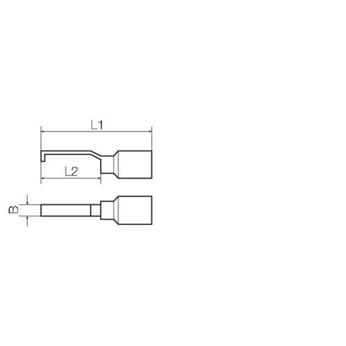 Weidmuller HOOKBLA 0,25-1,5 SW 9036290000 Wire Ferrules & Lugs
