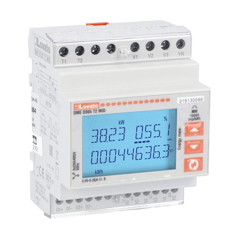 DMED305T2MID + UTF CERTIFICATE DMED305F Energy Meters