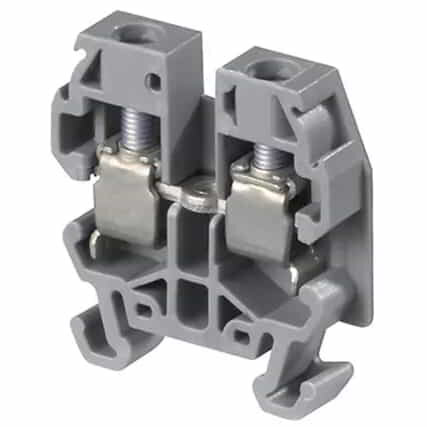 DR4/6 – Miniature feed-through screw-clamp terminal block