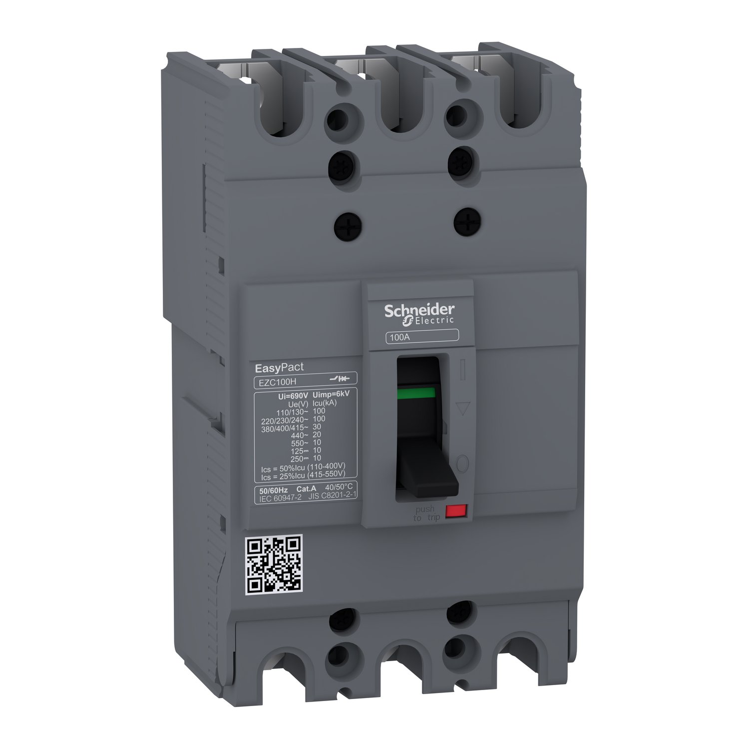 Easypact EZC100H EZC100H3060 Moulded Case Circuit Breakers (MCCB)