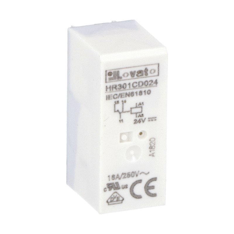 HR301C HR301CD024 PCB Mount Relays (SPDT, DPDT)