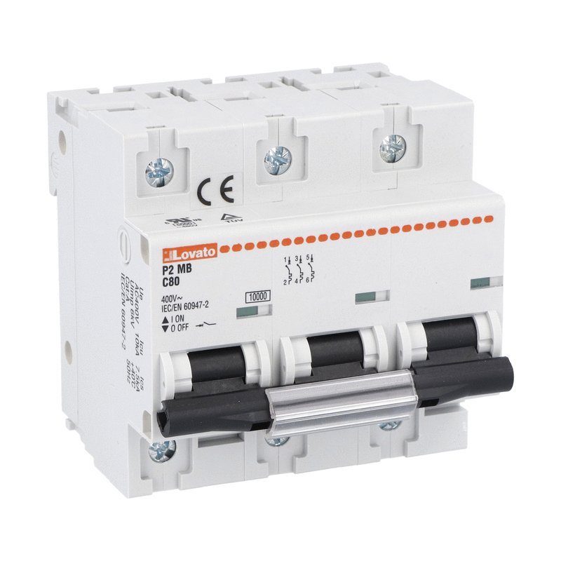 P2 MB P2MB3PC080 Miniature Circuit Breakers (MCB)