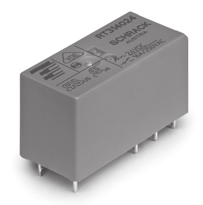 TE RT314524 – 1 C/O industrial PCB/plug-in relay — PCB Mount Relays (SPDT, DPDT)