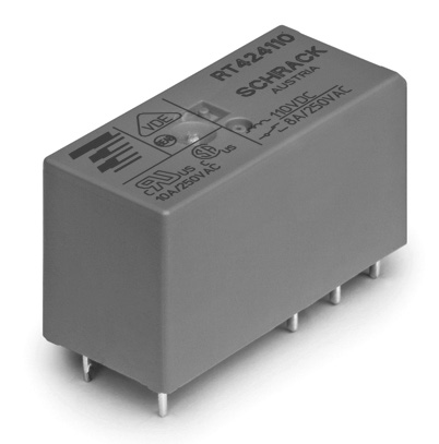 TE RT424024 – 2 C/O industrial PCB/plug-in relay — PCB Mount Relays (SPDT, DPDT)