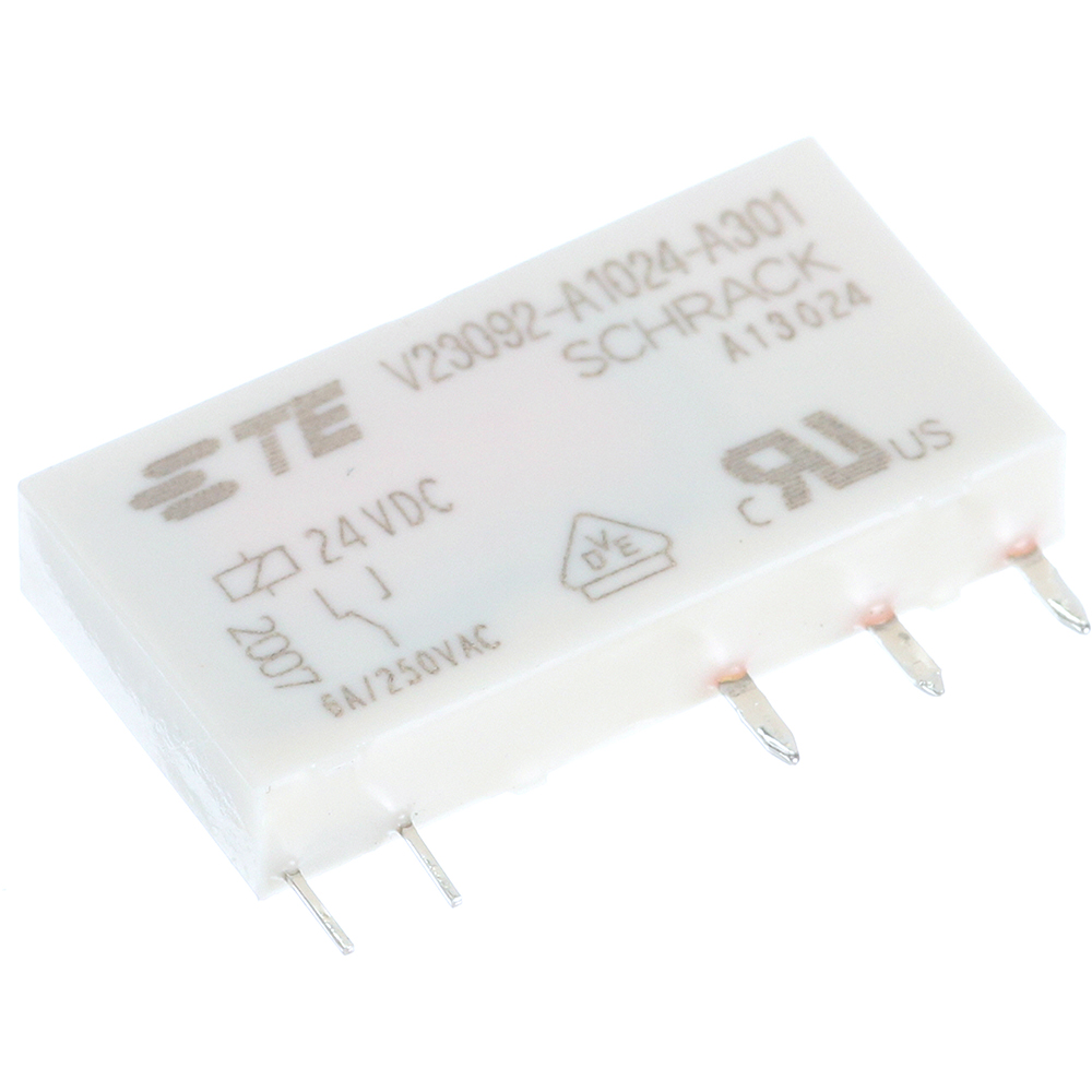 TE V23092-S1024-A301 – 1 C/O slimline PCB power relay — PCB Mount Relays (SPDT, DPDT)