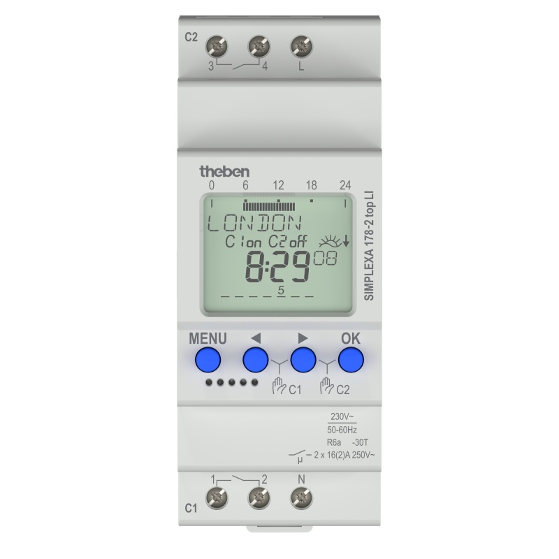 Theben SIMPLEXA 178 top – Astronomical Time Switch — Lighting Controls & Dimmers