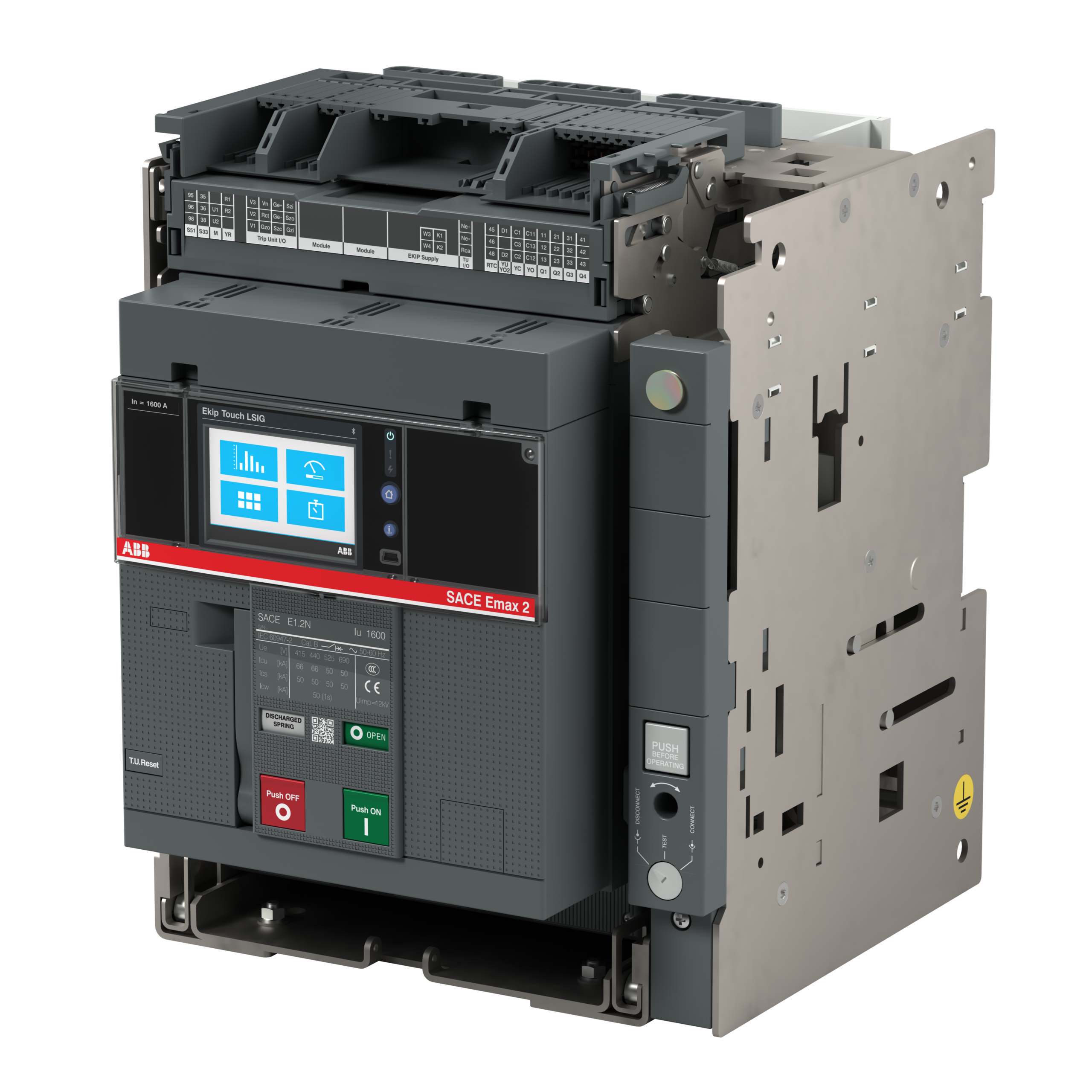 E1.2C 1600 Ekip Touch LSI 3p WMP 1SDA072225R1 Air Circuit Breakers