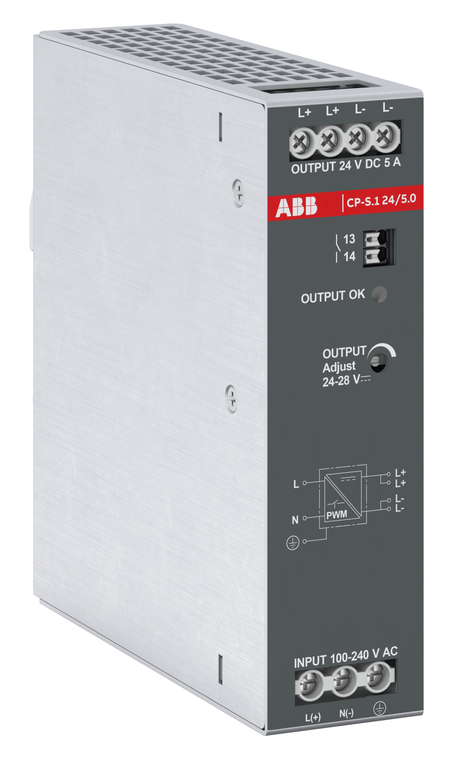 CP-S.1 24/5.0 1SVR320561R1000 AC-DC Power Supplies (PCB Mount)