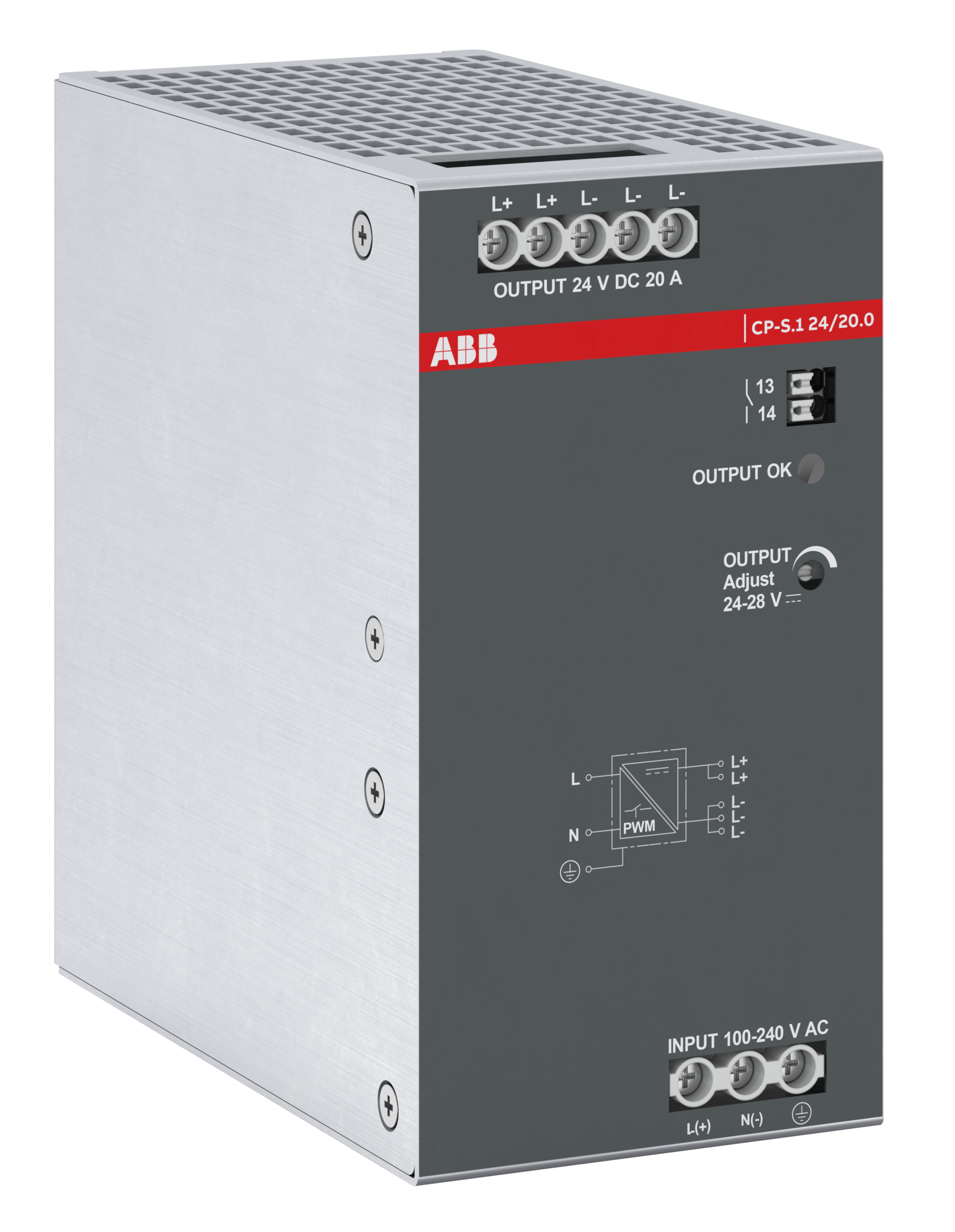 CP-S.1 24/20.0 1SVR320761R1000 AC-DC Power Supplies (PCB Mount)