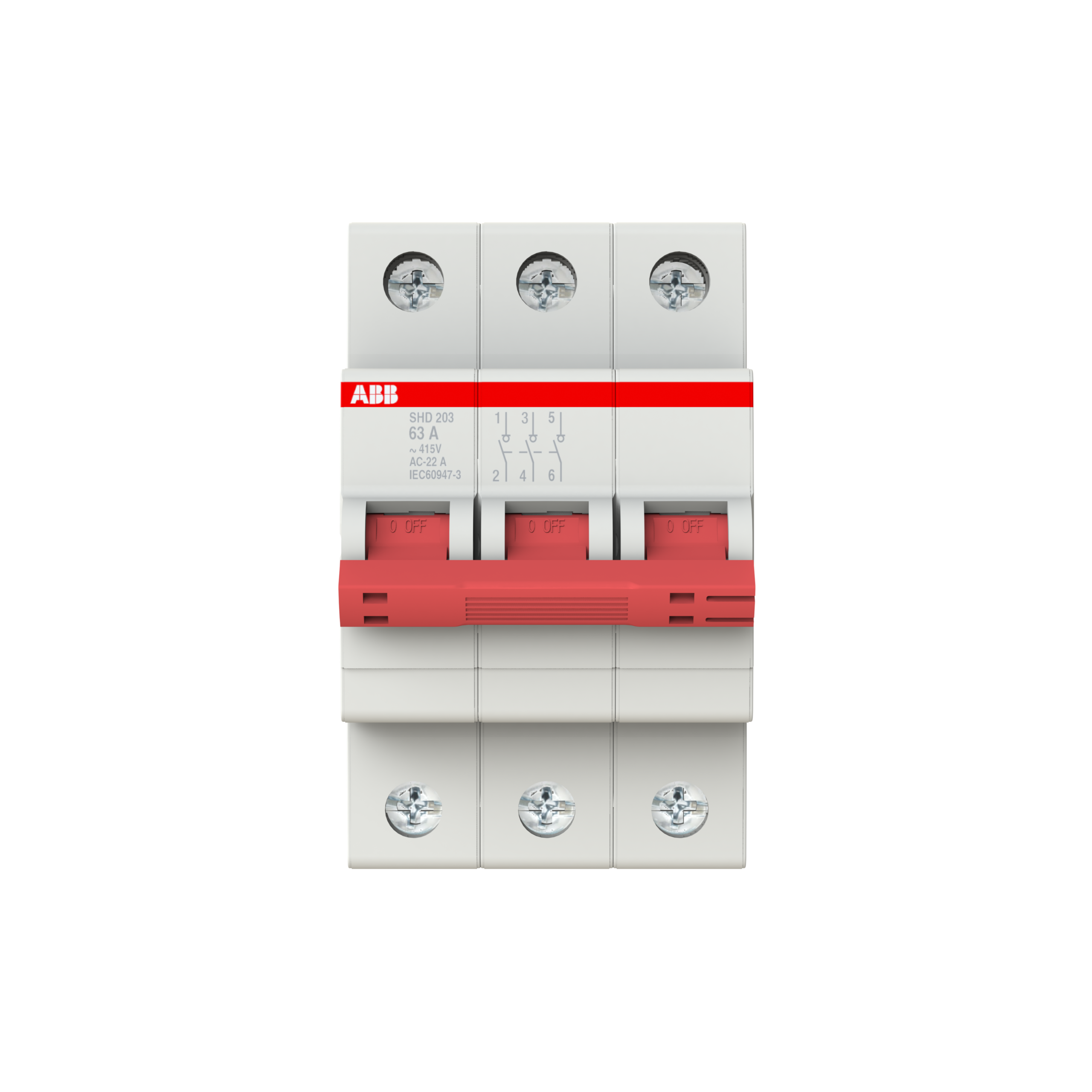 SHD203/63 2CDD273111R0063 Moulded Case Circuit Breakers (MCCB)