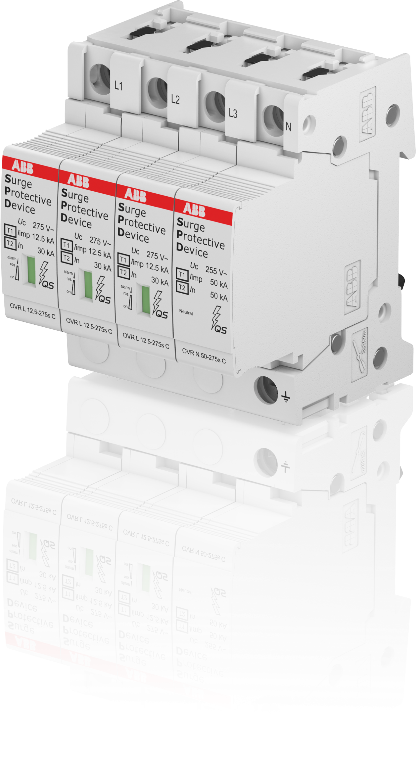 OVR T1-T2 3N 12.5-275s P QS 2CTB815710R1900 Surge Protection Devices