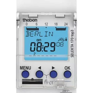 SELEKTA 170 top3 – Astronomical Time Switch With Weekly Program