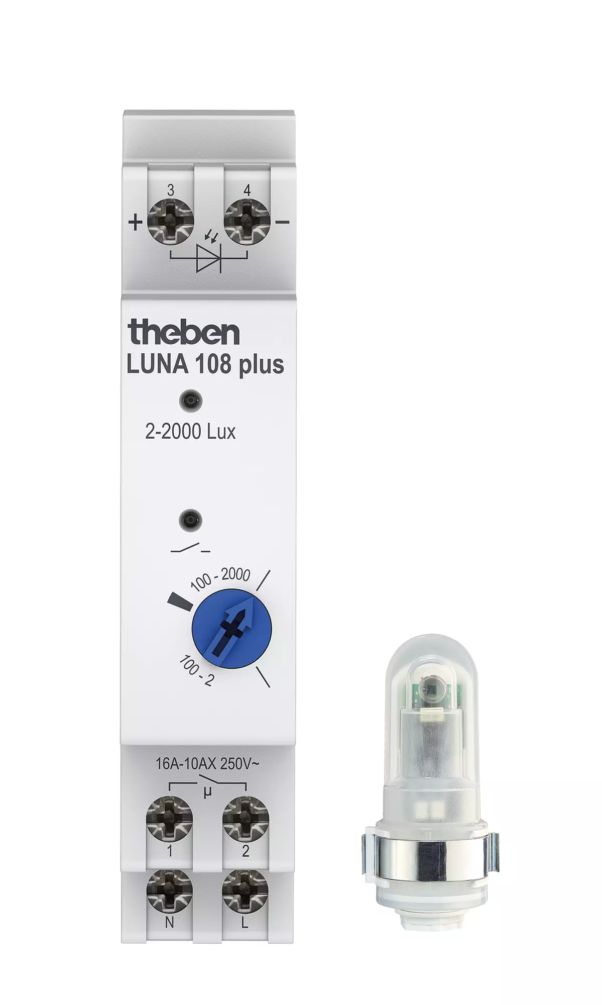 Theben LUNA 108 plus AL – Analogue Twilight Switch — Lighting Controls & Dimmers