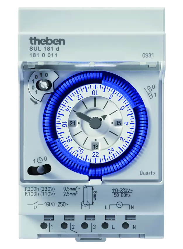Theben SUL 181 d – Analogue Time Switch — Lighting Controls & Dimmers
